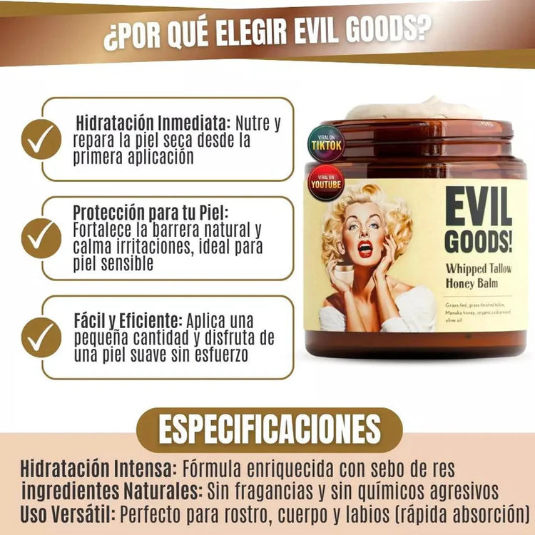 EVIL GOOD - CEBO ANTl-EDAD 100% NATURAL🍃+ 🎁LIBRO GRATIS